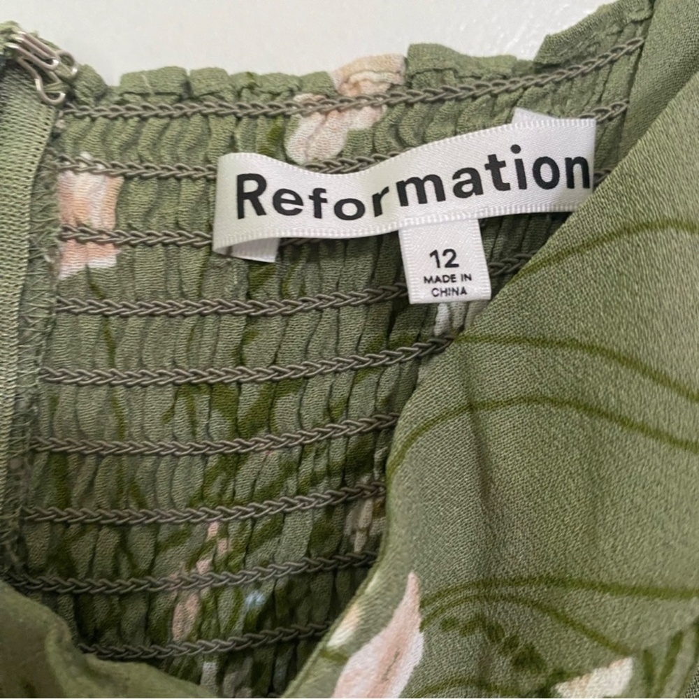 Reformation Kourtney Dress in Bonita - Picture 3 of 4
